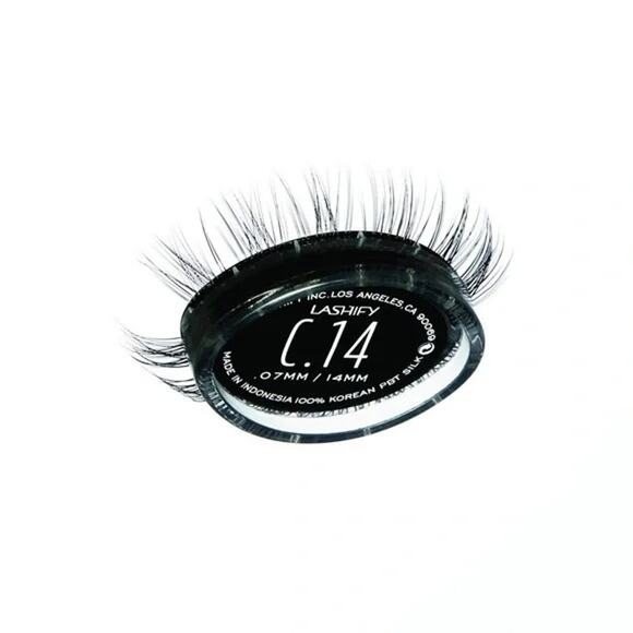 New Lashify C14 Gossamers Black Curl 14mm - Picture 1 of 6